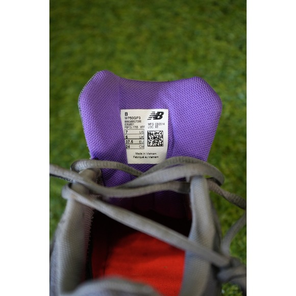 New Balance 750V3 W750GP3 Womens US 7 B Trail Running Shoes Gray Purple Sneakers - Picture 6 of 7